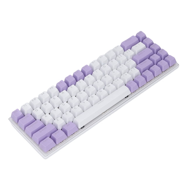 Mechanical Mechanical Keyboard 60% RGB Blue Switch 68 Keys Wired Gaming Keyboard for PC Laptop