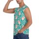 thumbnail image 3 of Fotbe Pig And Flower Men's Camiseta sin Mangas Estampada para Hombres, Playera Casual para Gimnasio, Entrenamiento, Playa-XX-Large, 3 of 7