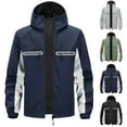 thumbnail image 3 of ZACPNCV Mens Reflective Jacket Waterproof And Warm Windproof Workwear Jacket Men for Winter, 3 of 3