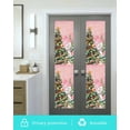 thumbnail image 6 of Snowman Christmas Window Privacy Film Stained Glass Window Film Decorative Windows Cover Static Windows Cling for Glass Door Green Xmas Tree Ball Snowflake Winter Stickers for Bathroom 17.7"x78.7", 6 of 7