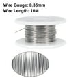 thumbnail image 2 of 27 AWG Gauge Resistance Wire Wrapping, 33ft Nichrome Heating Resistor Wires, 2 of 3