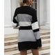 thumbnail image 4 of Vestido de suéter ANGGREK Bloque de Color M, 4 of 7