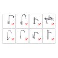 thumbnail image 4 of asddcavvf Universal Rotat Kitchen Extended Extension Faucet Water Saving Filter Sprayre Faucet Extender Home Kitchen Faucet Extension Faucet Parts A112, 4 of 7