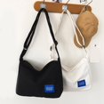 thumbnail image 2 of Square Bolsos de lona para mujer, bolso cruzado, bolso de hombro, bolso informal para niños escolares, 2 of 5