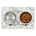 thumbnail image 1 of Floral Pet Mat for Food and Water, Spring Seamless Pattern with Flowers in Vintage Style Artwork Print, Non-Slip Rubber Mat for Dogs and Cats, 18" X 12", by Ambesonne, 1 of 2