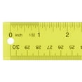 thumbnail image 5 of Westcott 12" Transparent Green Acrylic Ruler, Imperial, 1 Each Not Bulk, Elementary Level., 5 of 7