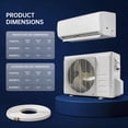 thumbnail image 4 of PHILODECO 3 Zone 12000+18000+18000 BTU Wi-Fi Mini Split AC/Heating System,20 SEER2 Ductless AC,36000 BTU Split Air Conditioner with Pre-Charged Condenser, Heat Pump & 25Ft Line Set, 208-230V, 4 of 8