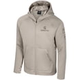 thumbnail image 3 of Men's Colosseum Oatmeal Michigan State Spartans Operation Hat Trick Battalion Full-Zip Hoodie, 3 of 4