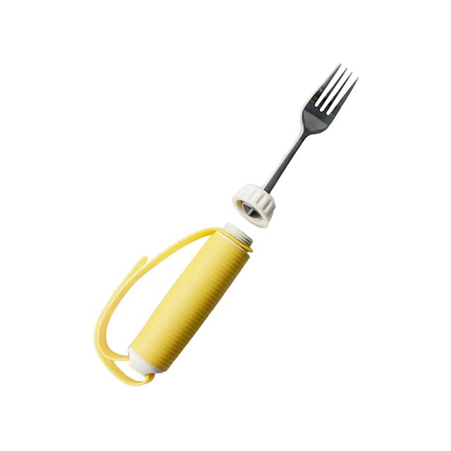 Personnes Âgées Vaisselle Rouille Cuillère de Fourchette Anti-Secousse Rouille 360 Degrés de Stabilisation de Course Baguettes Réutilisables Ventouse Sprinkler Bow Fork