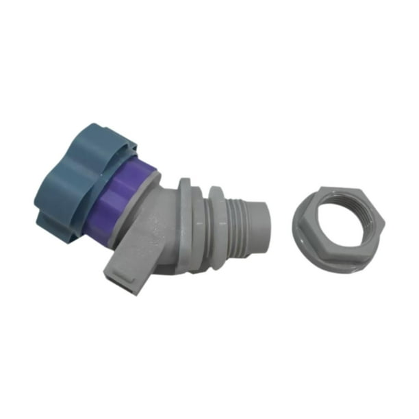 Perilla de grifo de agua, diámetro del tornillo del grifo: 22 mm, grifo de jardín, grifo para tanque. gris claro