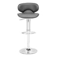 thumbnail image 3 of Zuo Fly 24.8"-32.7" Bar Stool in Gray, 3 of 4