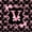 Black Pink V, variant on Manfei Pink Bow Letter A Twin Sheet Sets, Kawaii Ribbon Bedding for Girls Women, 3 Pieces