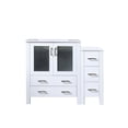 thumbnail image 2 of JERFIT 42 Inch White Bathroom Vanity with Ceramic Top, Soft Close Cabinet & Drawers, Single Hole Faucet Base, 2 of 5