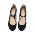 thumbnail image 2 of BURUDANI Mary Jane Shoes For Women Ladies Ballet Flats With Elastic Crossed Ankle Strap, 2 of 6