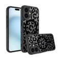 thumbnail image 3 of Kryonix For iPhone 13 Pro Max Case Magnetic, Leopard Print Matte Phone Case with MagSafe Compatible for 12-16 Series, Black/White/Red, 3 of 6