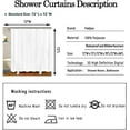 thumbnail image 5 of Kids Shower Curtain Cute Cartoon Otter Bath Curtain for Boys Girls Kawaii Zoo Animal Bathroom Shower Curtain Set Wildlife Otters Waterproof Curtain Stalls Bathtubs Decor 72"x84", 5 of 5