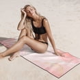 thumbnail image 6 of Uemuo Marble Print Beach Towel for Women, Silver Fox Velvet Beach Towel, Quick-Dry Beach Towel,Pool Bath Beach Beach Towel Adult Blanket 27.5x55in, 6 of 6