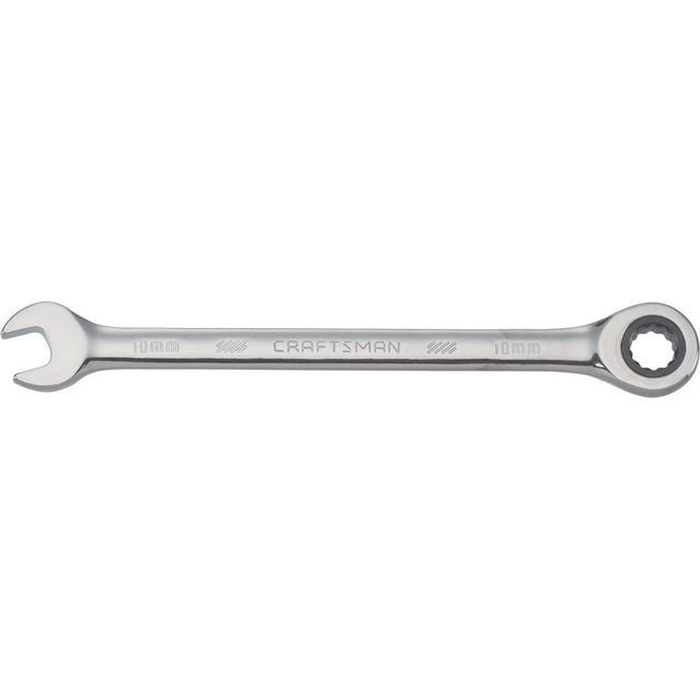 Llave de trinquete Craftsman, métrica, 10 mm, 72 dientes y 12 puntos