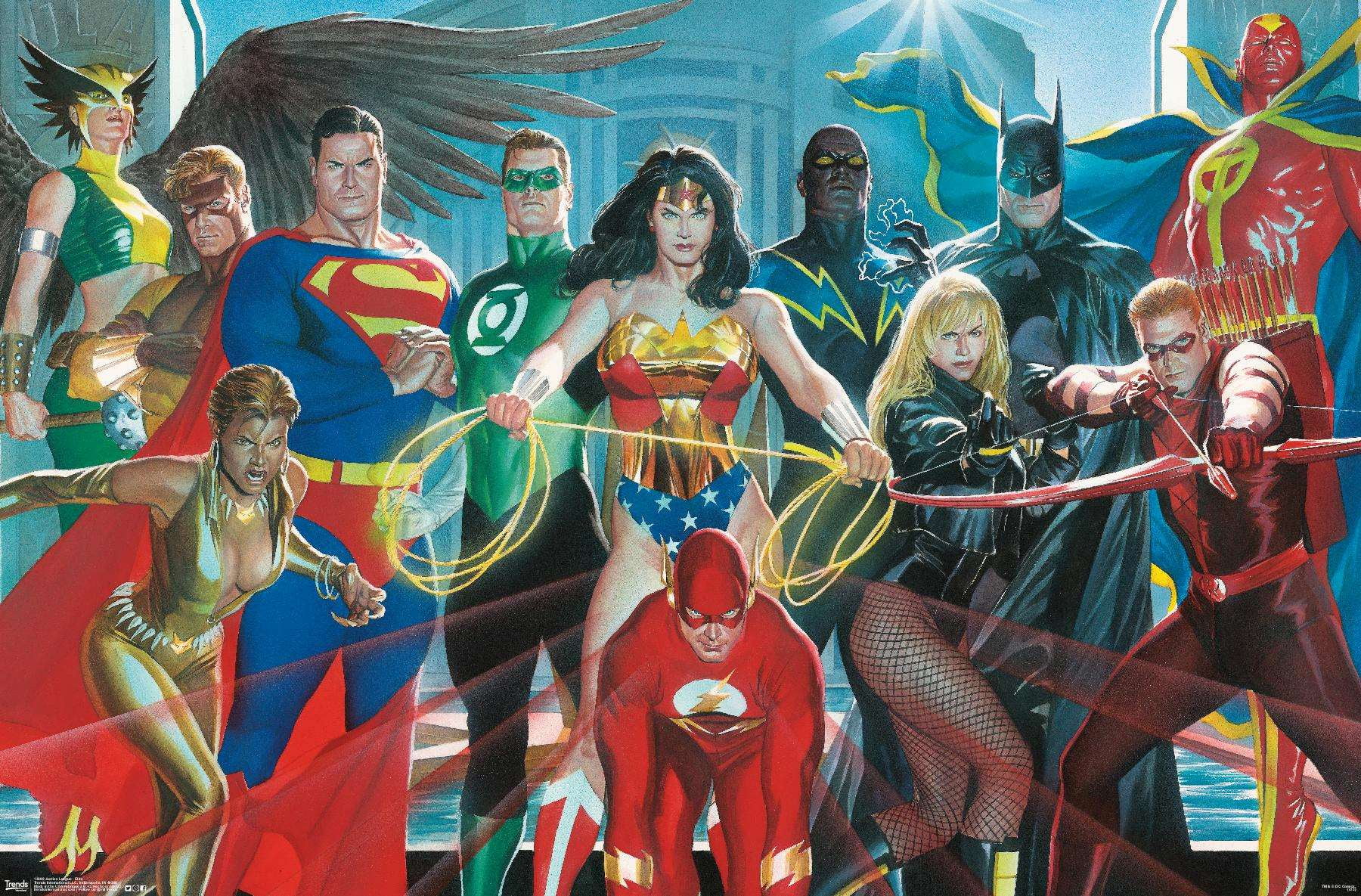 DC Comics Justice League Alex Ross The Elite Poster