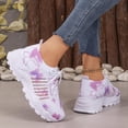 thumbnail image 4 of Women's Walking Shoes Composite Toe Work Barefoot Sneakers Shoes Breathable Flexible Fashion Sneakers for Daily Wear Purple Size 7, 4 of 6