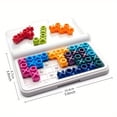 thumbnail image 1 of Limited Edition IQ Challenge X and O Game - 120 Levels Strategy Puzzle Board Game for Ages 14+ | Educational PVC Brain Teaser with Progressive Difficulty from Starter to Wizard, 1 of 5