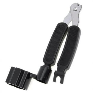 Powered by Rock Guitar String Winder, String Cutter and Bridge Pin Puller - 3-in-1 Guitar Tool for Acoustic and Electric Guitars - Wind Guitar Strings Quickly - Cut