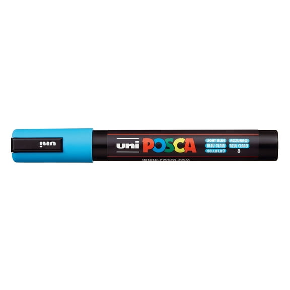 POSCA Paint Marker, PC-5M Medium Bullet, Light Blue