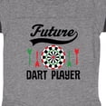 thumbnail image 3 of Inktastic Future Dart Player Game Boys or Girls Baby Bodysuit, 3 of 4