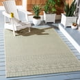 thumbnail image 2 of Safavieh Courtyard Naomi Geometric Indoor/Outdoor Area Rug, Dark Green/Beige, 5'3" x 7'7", 2 of 15