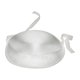 thumbnail image 5 of Tocado decorativo para manualidades, tocado de fiesta, tocado para cosplay Blanco, 5 of 7