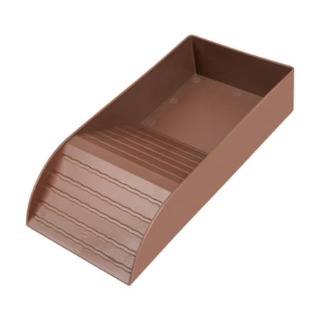 balikha Tortoise Water Dish Reptile Feeding Dish with Ramp, Durability, Feeding Plate Multifunctional, Reptile Water Bowl Turtle Bath Large
