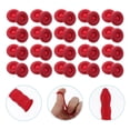 thumbnail image 1 of Minkissy Ensemble de 50 Embouts de Calfeutrage Scellants Capuchons de Calfeutrage Latex Rouge pour Tube de Calfeutrage, 1 of 4