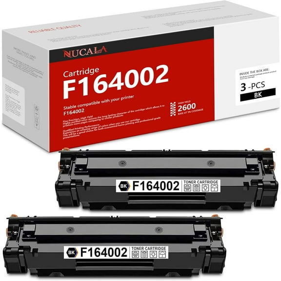 F164002 Black Toner Cartridge (2-Pack): Toner Cartridge Replacement for Canon F164002 Printer | F164002 Toner
