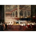 thumbnail image 3 of Edmund Thomas Parris 14x11 Black Modern Wood Framed Wall Art Titled - The Coronation of Queen Victoria, 3 of 5