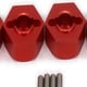 thumbnail image 5 of Montaje hexagonal de rueda fuerte Vogacara 4 Uds aleación de aluminio para adaptador 1/10 HPI VENTURE RC Rojo, 5 of 6