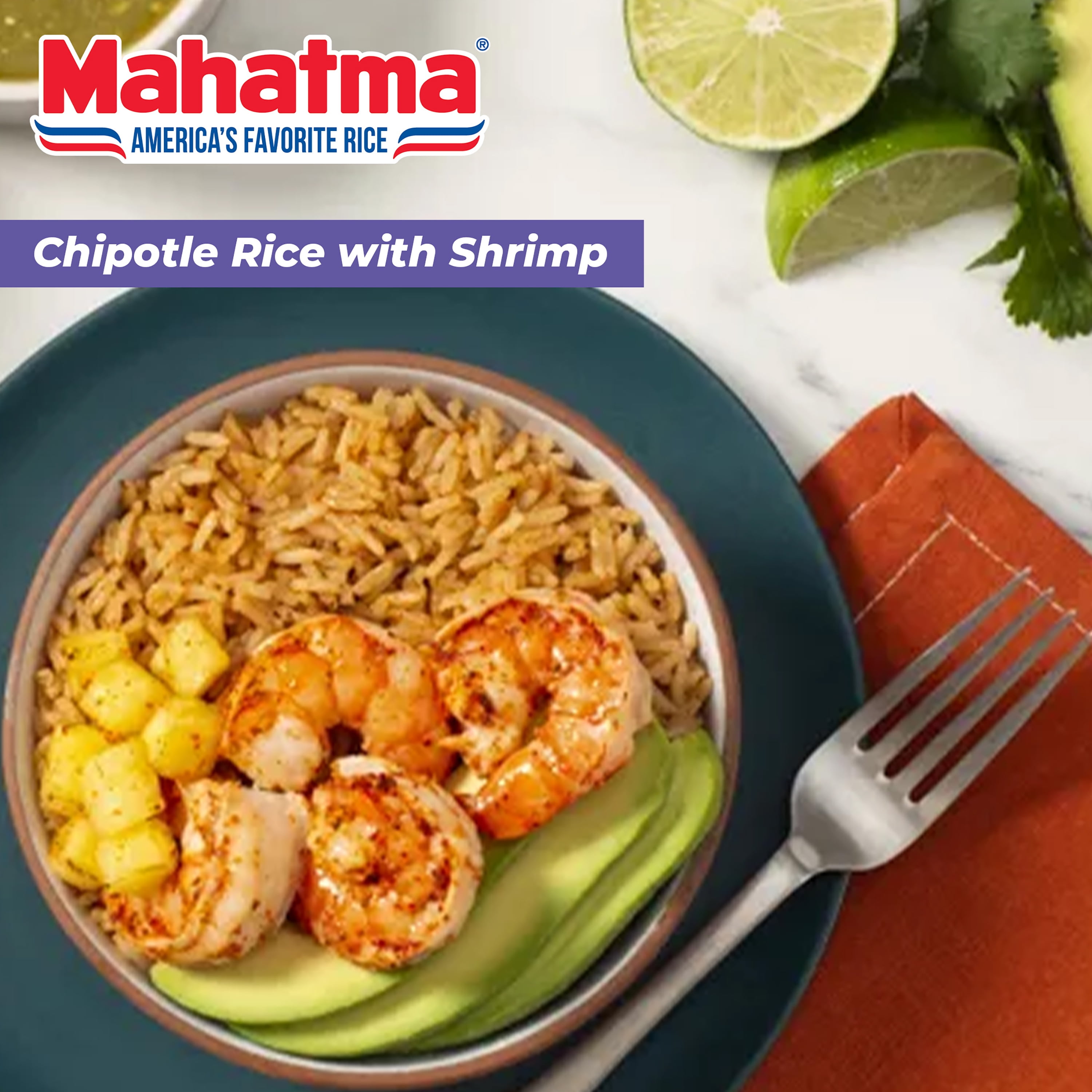 (2 pack) Mahatma Ready-to-Heat Chipotle Jasmine Rice, 8.8 oz Bag