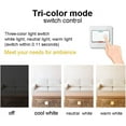thumbnail image 7 of Modern Flower Wall Sconce Lighting Fixture Gold Metal Wall Mounted Lamp, 6W LED Home Decor Wall Light Bedroom Bedside Wall Lamps, 3 Color Mode Living Room Wall Sconces, 7 of 7