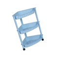 thumbnail image 3 of kurtrusly Bathroom Storage Rack Free Standing 3 Layer for Office Kitchen blue middle, 3 of 8