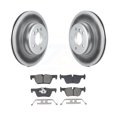thumbnail image 1 of Transit Auto Rear Coated Disc Brake Rotors and Semi-Metallic Pads Kit for Car 2015 BMW 328i xDrive Without Blue Painted Calipers with M Sport Package KGS-102732, 1 of 2