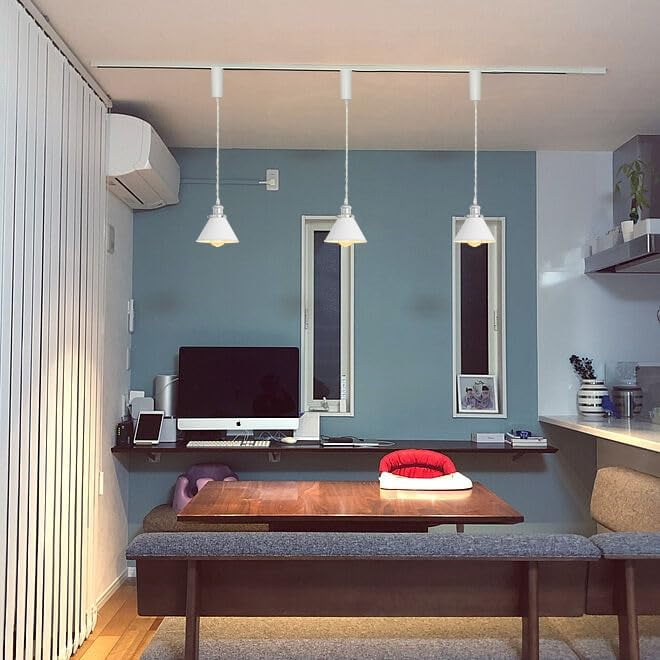 KAYYELAMP 1x Plug in Cable Track Rail, 2X Adjustable Cord White Track Lighting Fixtures Silver E26 Base H-Type Vintage Design for Kitchen Loft(No Bulb)