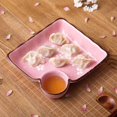 thumbnail image 4 of Dumpling Dish With Vinegar Dish, Ceramic Partitioned Dish, Creative, 4 of 5
