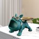 thumbnail image 2 of Estatua de perro para el hogar, figura de perro de resina, escultura, arte de mesa, decoración, artículos diversos, llave Verde, 2 of 3