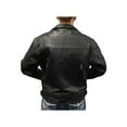 thumbnail image 3 of Redline Women's Naked Goat Skin Leather Motorcycle Jacket, Black L-HARLEY (2XL), 3 of 5