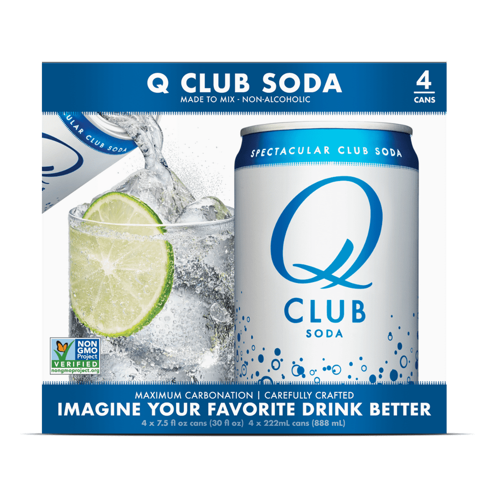 Q Club Soda 7.5 oz, 4 pack