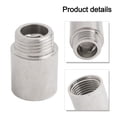 thumbnail image 4 of 10-60mm Shower Head Extension Pipe Stainless Steel Bathroom Shower Extensio, 4 of 7