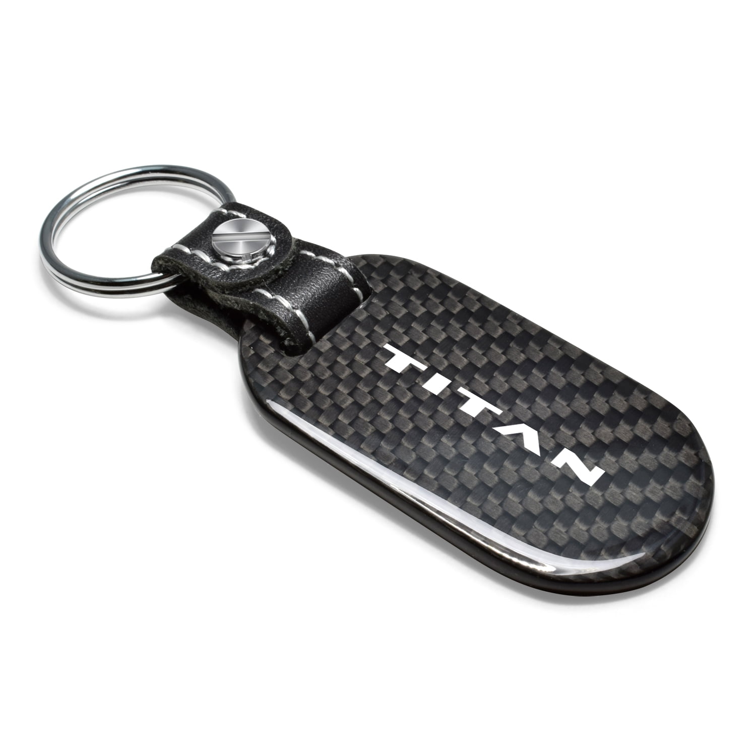 Chrysler Logo Gunmetal Black Carabiner-style Snap Hook Metal Key Chain Keychain 