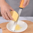 thumbnail image 4 of Rallador de queso, jengibre, con hoja de acero inoxidable afilada, cubierta protectora y cepillo de limpieza, apto para lavavajillas (narrowzester), 4 of 5