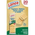 thumbnail image 5 of Lance Sandwich Crackers, Captain's Wafers Cream Cheese and Chives, 20 Packs, 6 Sandwiches Each, 5 of 9