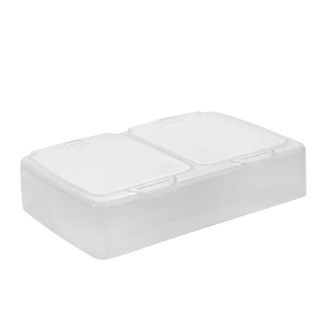 Caja sellada para especias, contenedor para condimentos, contenedor de almacenamiento para cocina Cuadrícula doble