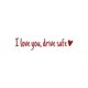 thumbnail image 1 of I You Driving Stickers Driving I You con pegatinas con corazón para el retrovisor y las ventanas. Adhesivos de vinilo. Accesorios para el coche y regalos para conductores., 1 of 3